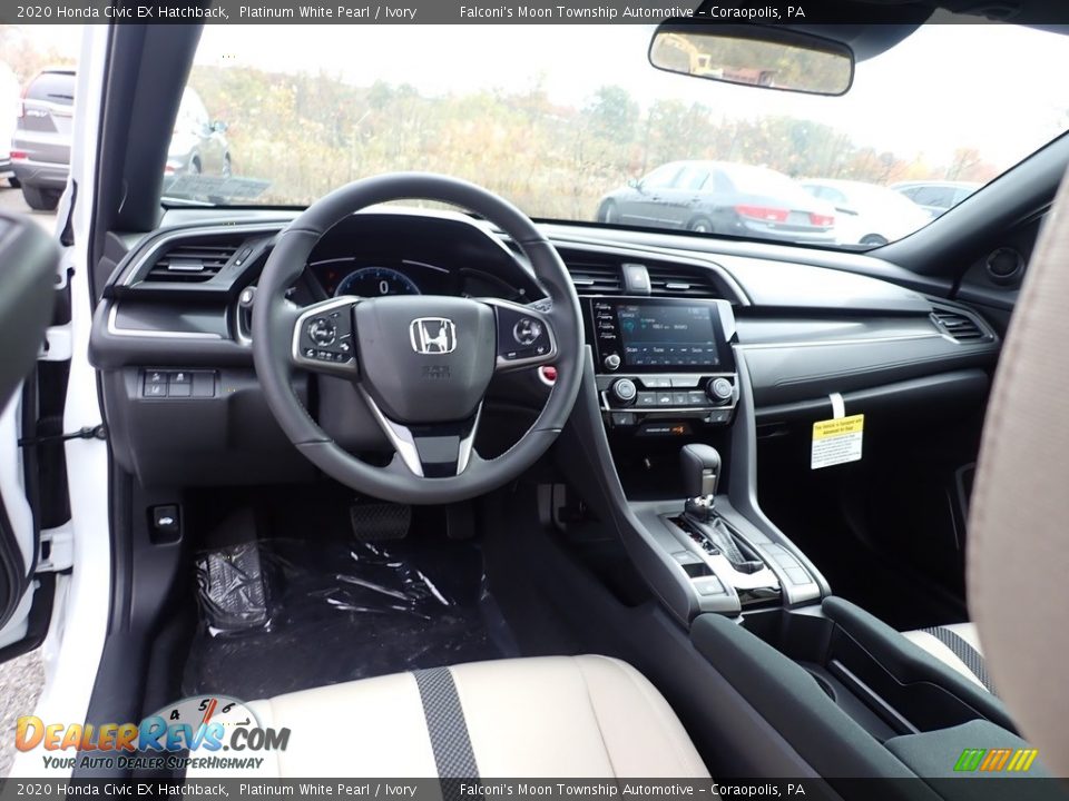 Dashboard of 2020 Honda Civic EX Hatchback Photo #10