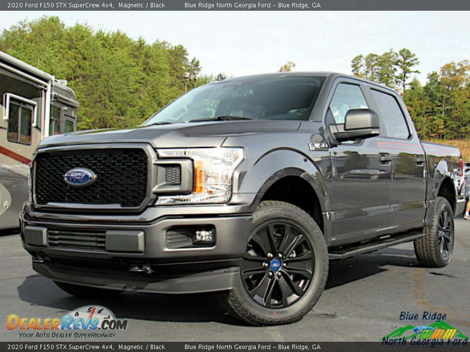 2020 Ford F150 STX SuperCrew 4x4 Magnetic / Black Photo #1
