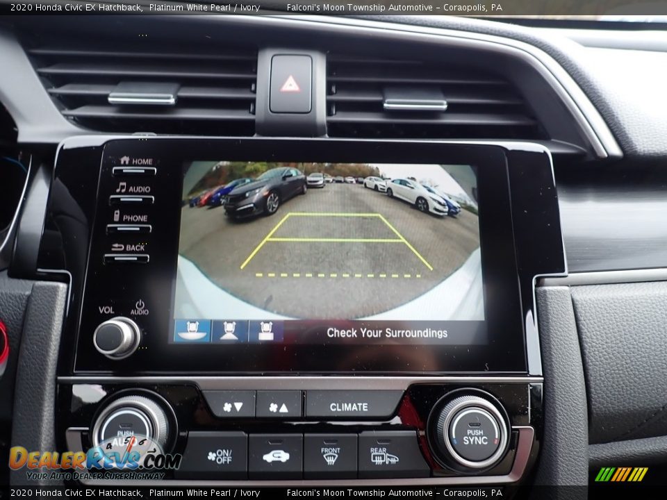 Controls of 2020 Honda Civic EX Hatchback Photo #15