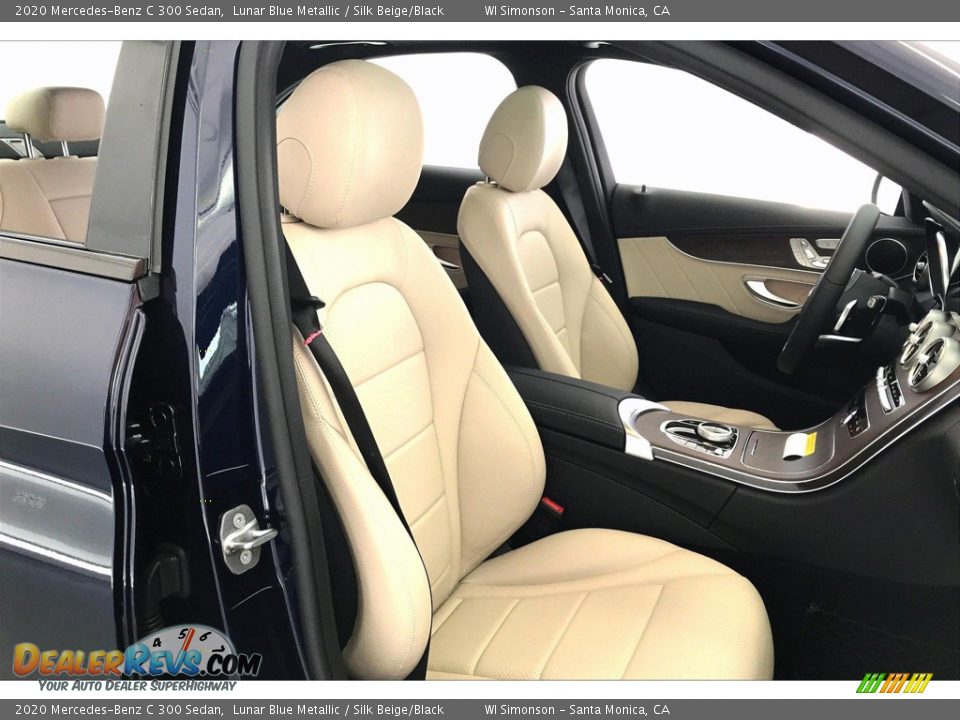 2020 Mercedes-Benz C 300 Sedan Lunar Blue Metallic / Silk Beige/Black Photo #5