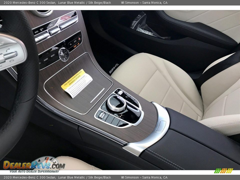 2020 Mercedes-Benz C 300 Sedan Lunar Blue Metallic / Silk Beige/Black Photo #7