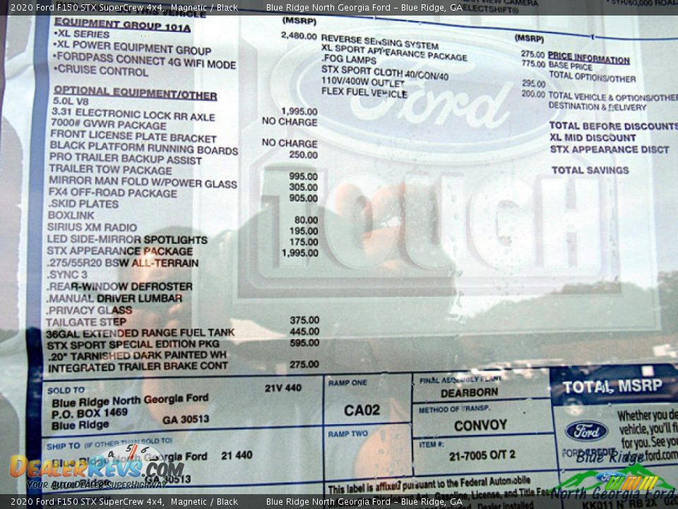 2020 Ford F150 STX SuperCrew 4x4 Magnetic / Black Photo #24