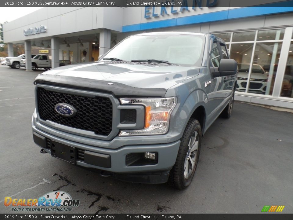 2019 Ford F150 XL SuperCrew 4x4 Abyss Gray / Earth Gray Photo #2