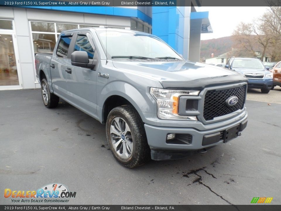 2019 Ford F150 XL SuperCrew 4x4 Abyss Gray / Earth Gray Photo #4