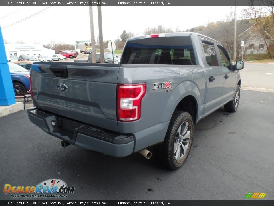2019 Ford F150 XL SuperCrew 4x4 Abyss Gray / Earth Gray Photo #6