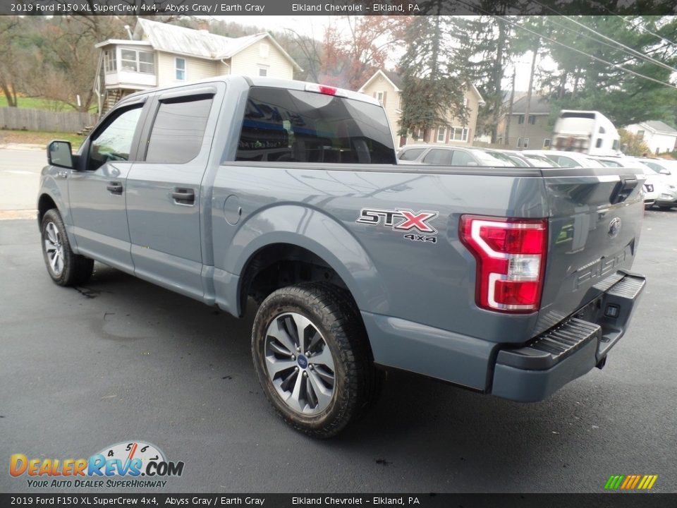 2019 Ford F150 XL SuperCrew 4x4 Abyss Gray / Earth Gray Photo #9