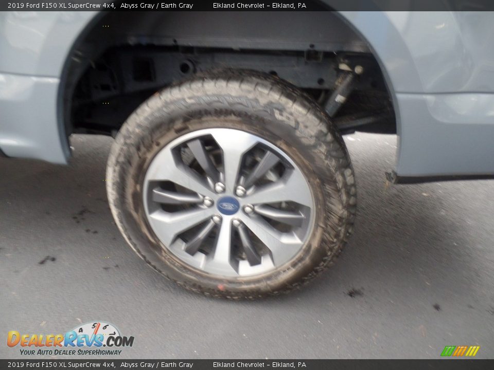 2019 Ford F150 XL SuperCrew 4x4 Abyss Gray / Earth Gray Photo #10