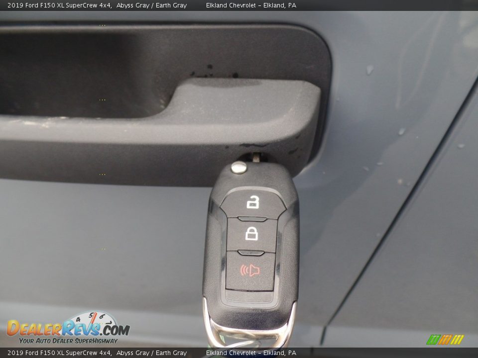 2019 Ford F150 XL SuperCrew 4x4 Abyss Gray / Earth Gray Photo #13