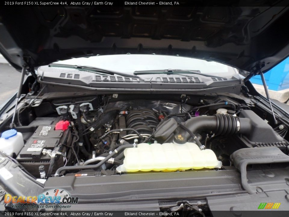 2019 Ford F150 XL SuperCrew 4x4 Abyss Gray / Earth Gray Photo #14
