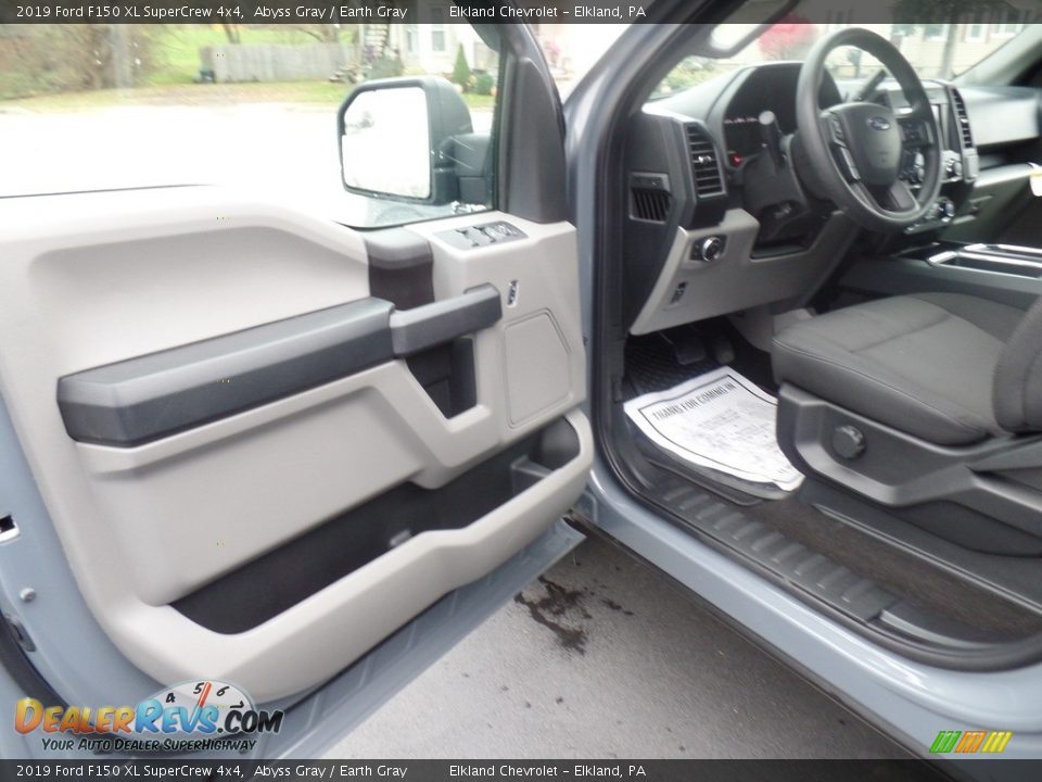 2019 Ford F150 XL SuperCrew 4x4 Abyss Gray / Earth Gray Photo #17