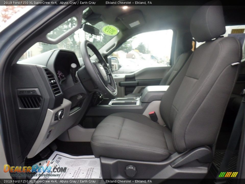 2019 Ford F150 XL SuperCrew 4x4 Abyss Gray / Earth Gray Photo #19