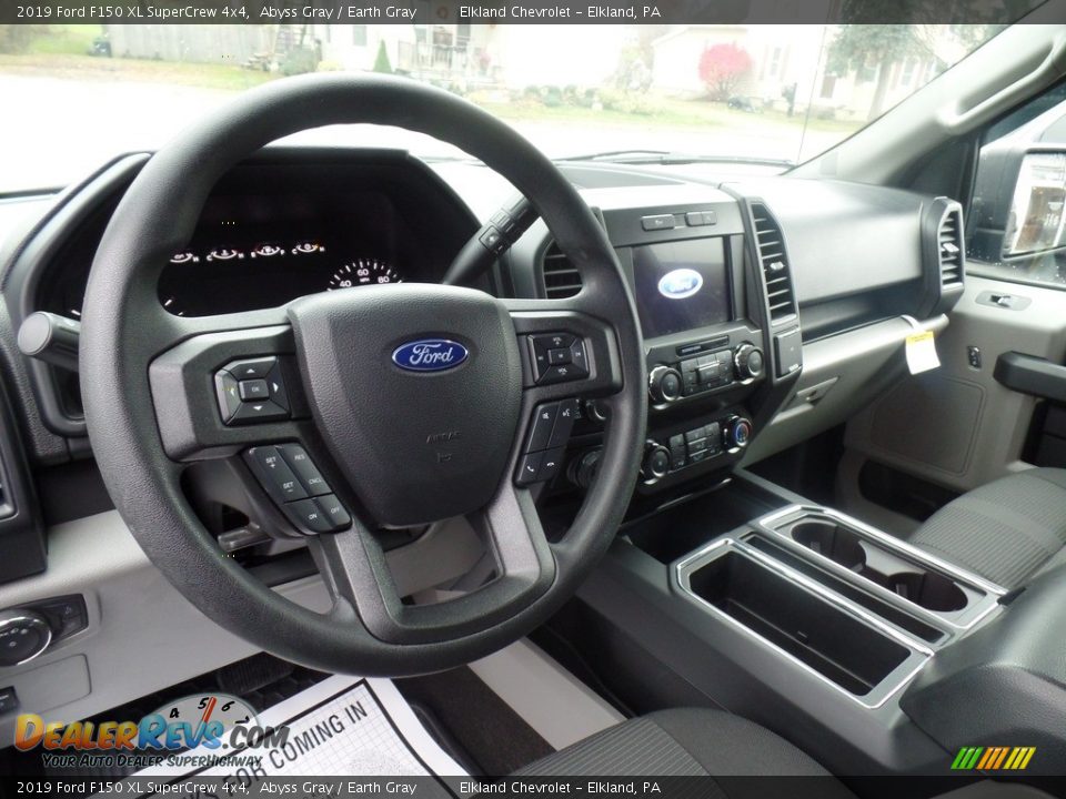 2019 Ford F150 XL SuperCrew 4x4 Abyss Gray / Earth Gray Photo #20