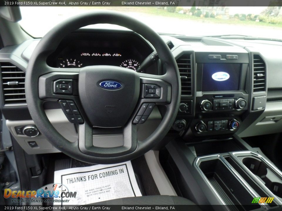 2019 Ford F150 XL SuperCrew 4x4 Abyss Gray / Earth Gray Photo #21