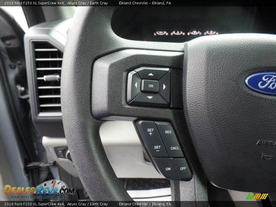 2019 Ford F150 XL SuperCrew 4x4 Abyss Gray / Earth Gray Photo #23