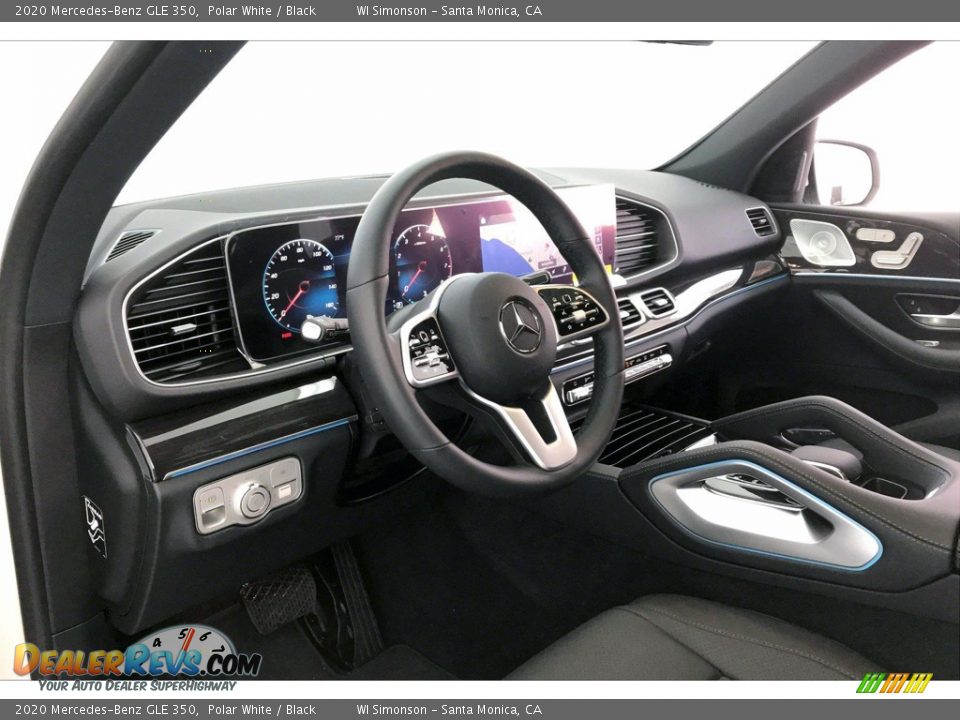 2020 Mercedes-Benz GLE 350 Polar White / Black Photo #4