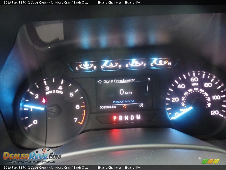 2019 Ford F150 XL SuperCrew 4x4 Abyss Gray / Earth Gray Photo #25