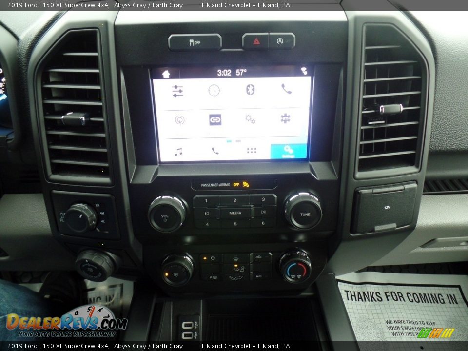 2019 Ford F150 XL SuperCrew 4x4 Abyss Gray / Earth Gray Photo #26