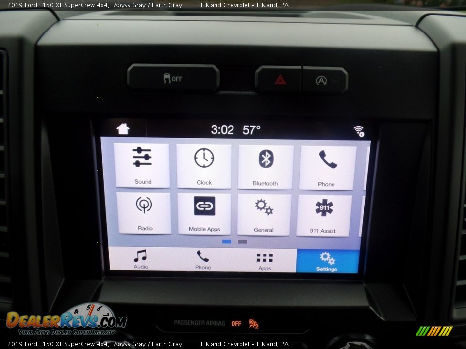 2019 Ford F150 XL SuperCrew 4x4 Abyss Gray / Earth Gray Photo #27