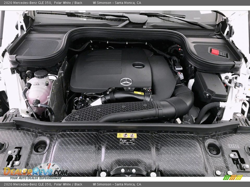 2020 Mercedes-Benz GLE 350 Polar White / Black Photo #8