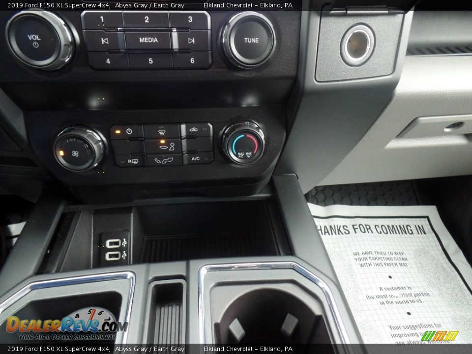 2019 Ford F150 XL SuperCrew 4x4 Abyss Gray / Earth Gray Photo #30