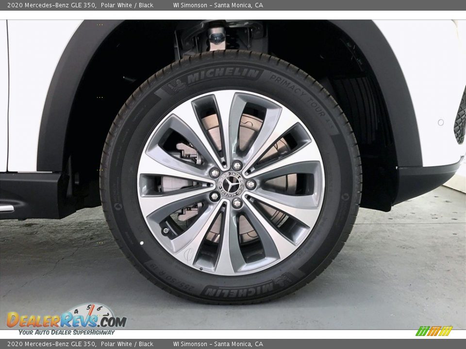 2020 Mercedes-Benz GLE 350 Polar White / Black Photo #9