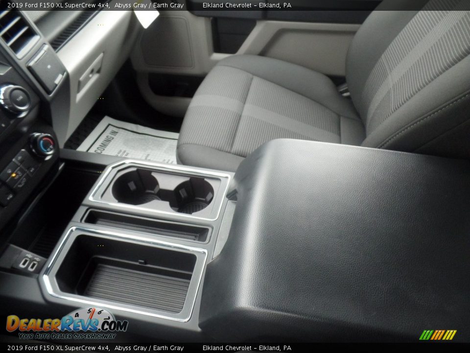 2019 Ford F150 XL SuperCrew 4x4 Abyss Gray / Earth Gray Photo #31
