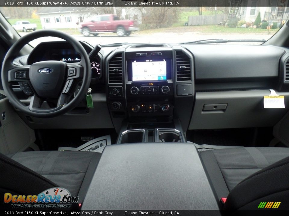 2019 Ford F150 XL SuperCrew 4x4 Abyss Gray / Earth Gray Photo #34