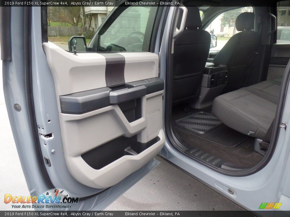 2019 Ford F150 XL SuperCrew 4x4 Abyss Gray / Earth Gray Photo #36