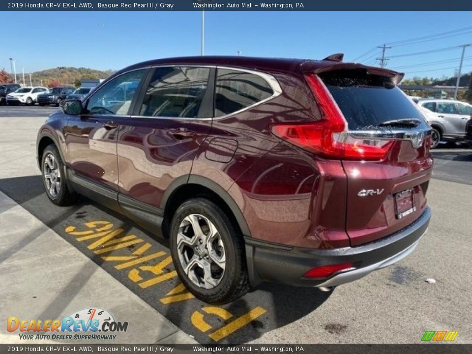 2019 Honda CR-V EX-L AWD Basque Red Pearl II / Gray Photo #5