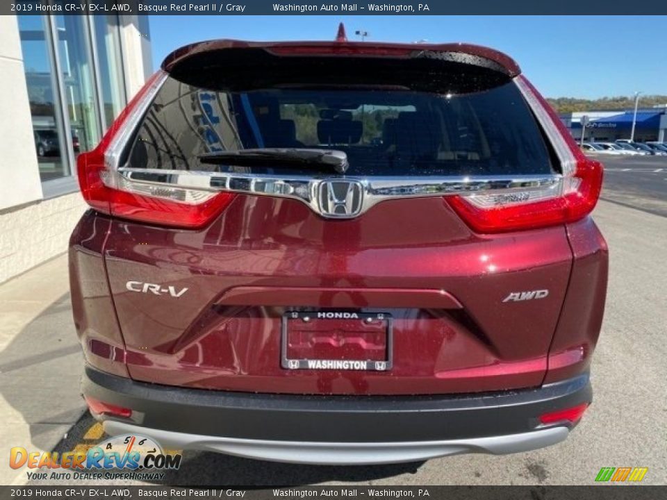 2019 Honda CR-V EX-L AWD Basque Red Pearl II / Gray Photo #6
