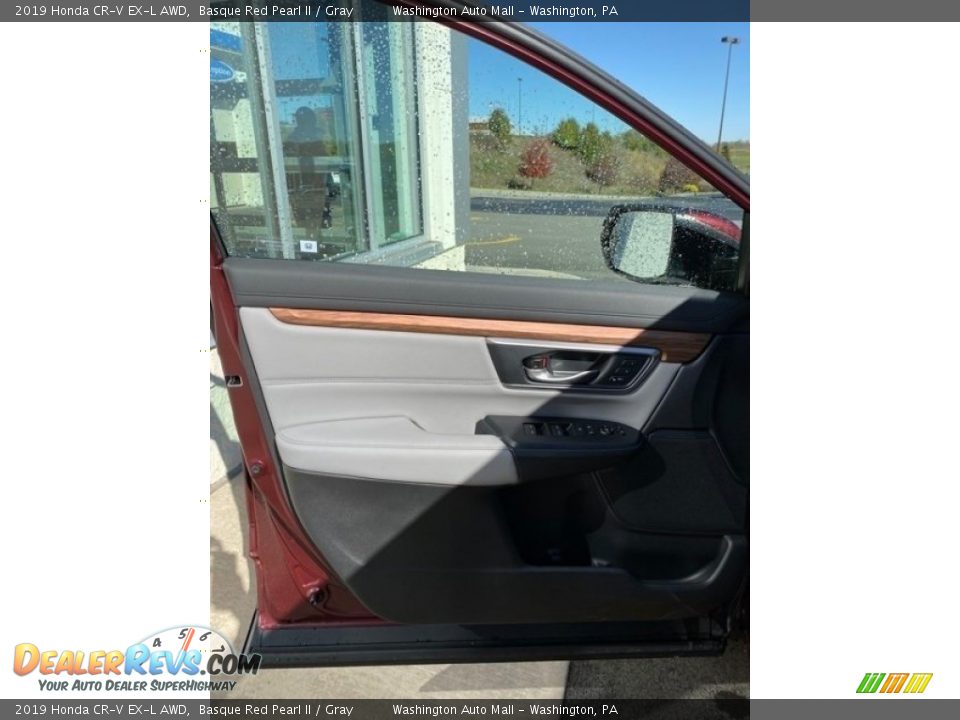 2019 Honda CR-V EX-L AWD Basque Red Pearl II / Gray Photo #10