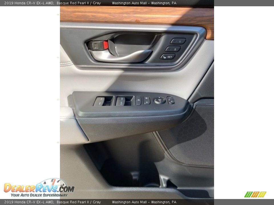 2019 Honda CR-V EX-L AWD Basque Red Pearl II / Gray Photo #11