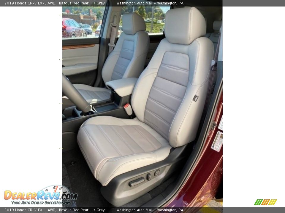 2019 Honda CR-V EX-L AWD Basque Red Pearl II / Gray Photo #14