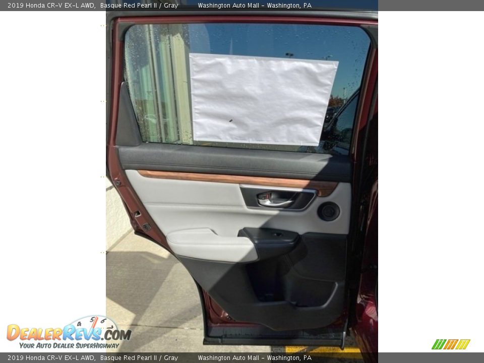 2019 Honda CR-V EX-L AWD Basque Red Pearl II / Gray Photo #16