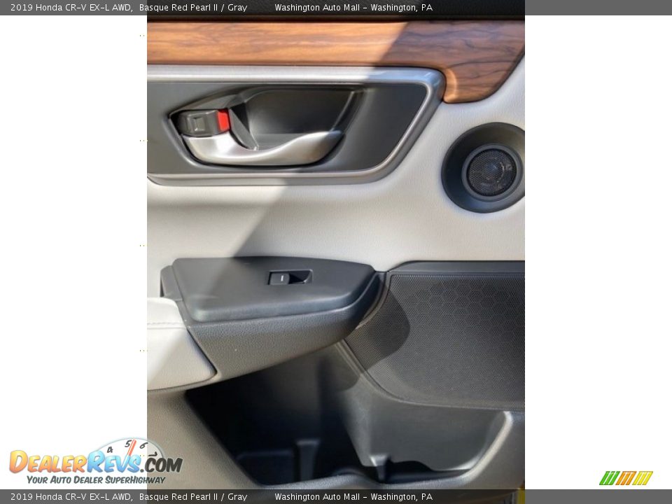 2019 Honda CR-V EX-L AWD Basque Red Pearl II / Gray Photo #17
