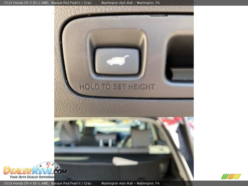 2019 Honda CR-V EX-L AWD Basque Red Pearl II / Gray Photo #22