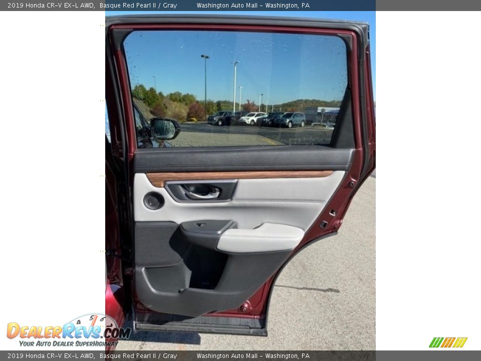 2019 Honda CR-V EX-L AWD Basque Red Pearl II / Gray Photo #24