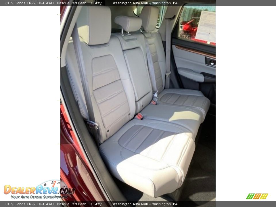 2019 Honda CR-V EX-L AWD Basque Red Pearl II / Gray Photo #25