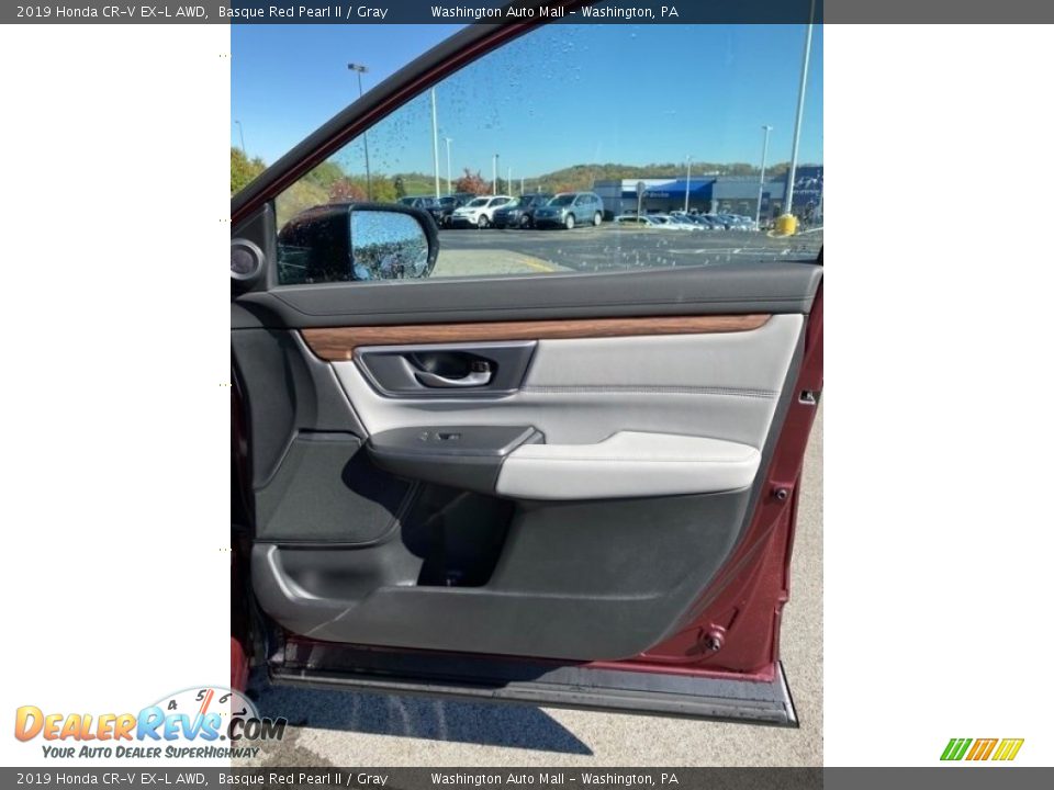 2019 Honda CR-V EX-L AWD Basque Red Pearl II / Gray Photo #27