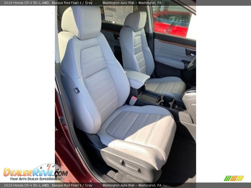 2019 Honda CR-V EX-L AWD Basque Red Pearl II / Gray Photo #28