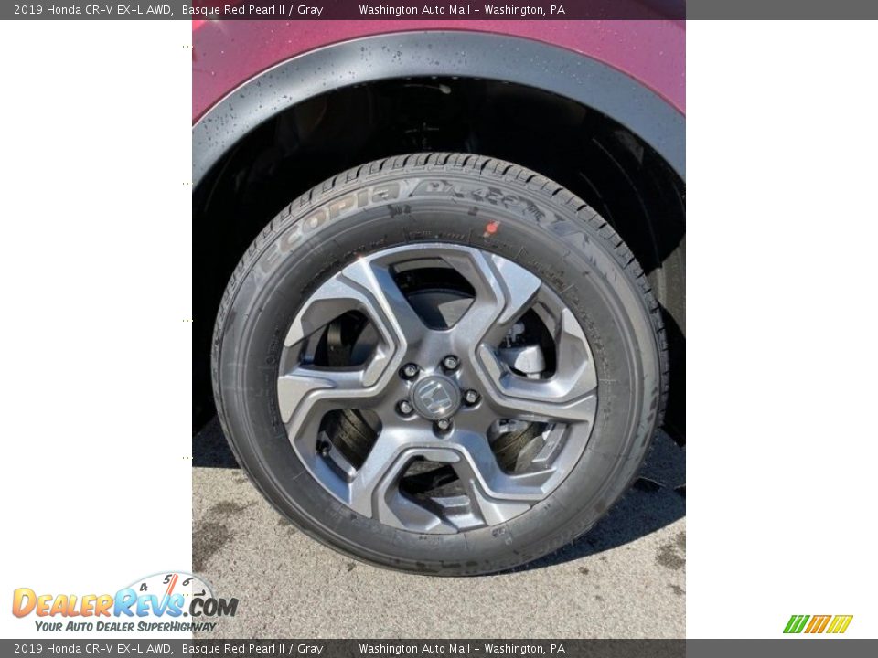 2019 Honda CR-V EX-L AWD Basque Red Pearl II / Gray Photo #31