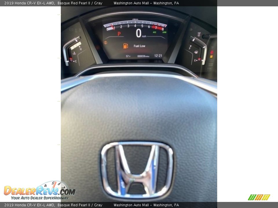 2019 Honda CR-V EX-L AWD Basque Red Pearl II / Gray Photo #32