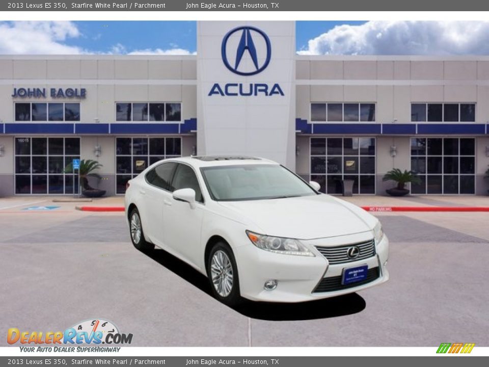 2013 Lexus ES 350 Starfire White Pearl / Parchment Photo #1