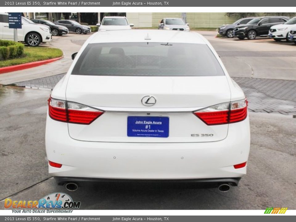 2013 Lexus ES 350 Starfire White Pearl / Parchment Photo #6
