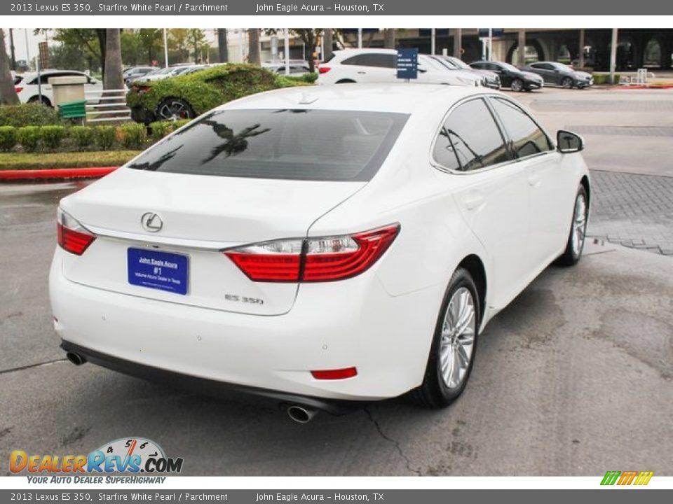 2013 Lexus ES 350 Starfire White Pearl / Parchment Photo #7