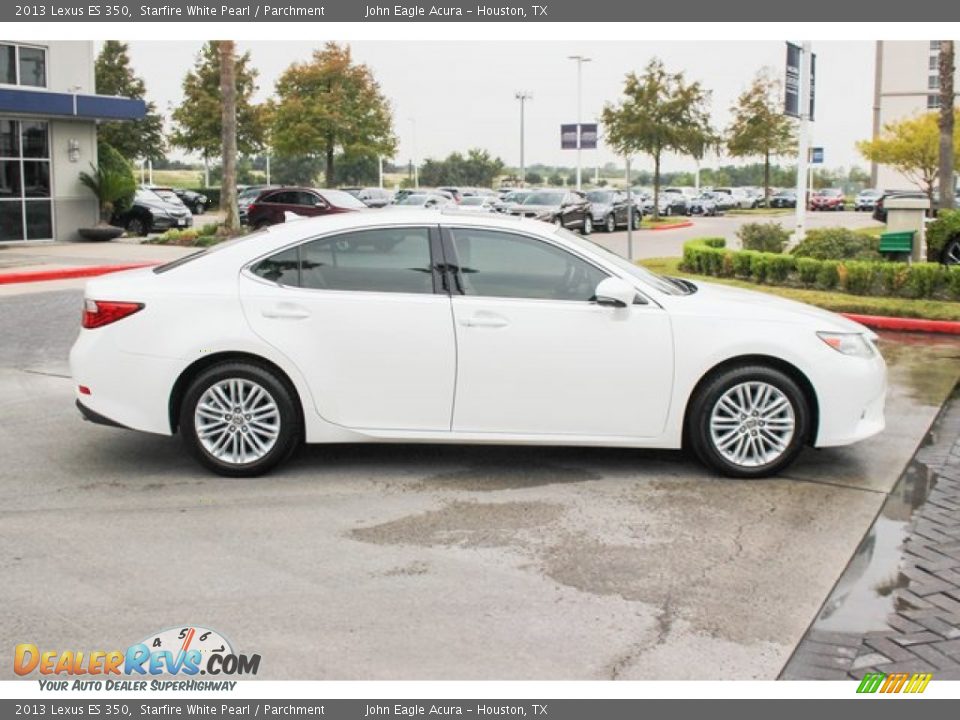 2013 Lexus ES 350 Starfire White Pearl / Parchment Photo #8