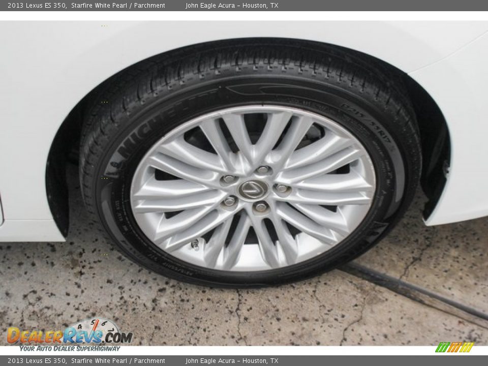 2013 Lexus ES 350 Starfire White Pearl / Parchment Photo #10