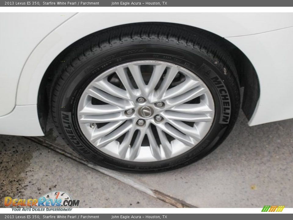 2013 Lexus ES 350 Starfire White Pearl / Parchment Photo #13
