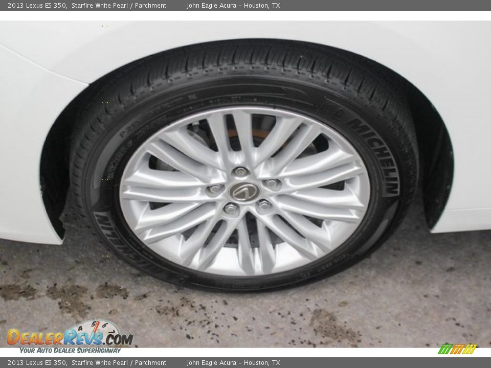 2013 Lexus ES 350 Starfire White Pearl / Parchment Photo #14