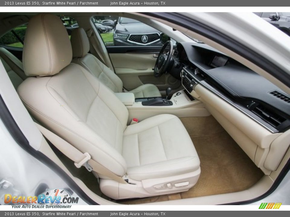 2013 Lexus ES 350 Starfire White Pearl / Parchment Photo #27